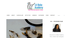 Desktop Screenshot of lilbebeacademy.net